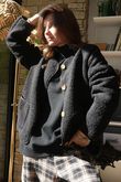 Highland Sherpa Jacket Black /14 =